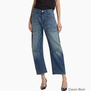 Nili Lotan High Rise Straight Leg Jeans Made in USA Size 29